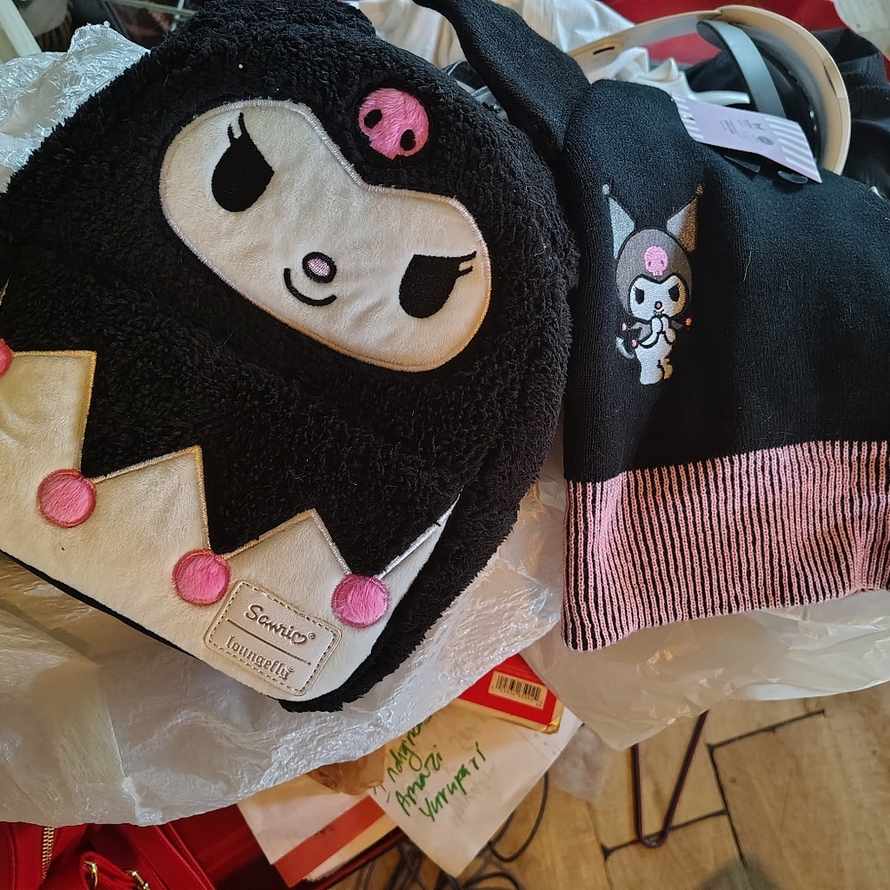 Sanrio Kuromi Plush Bag